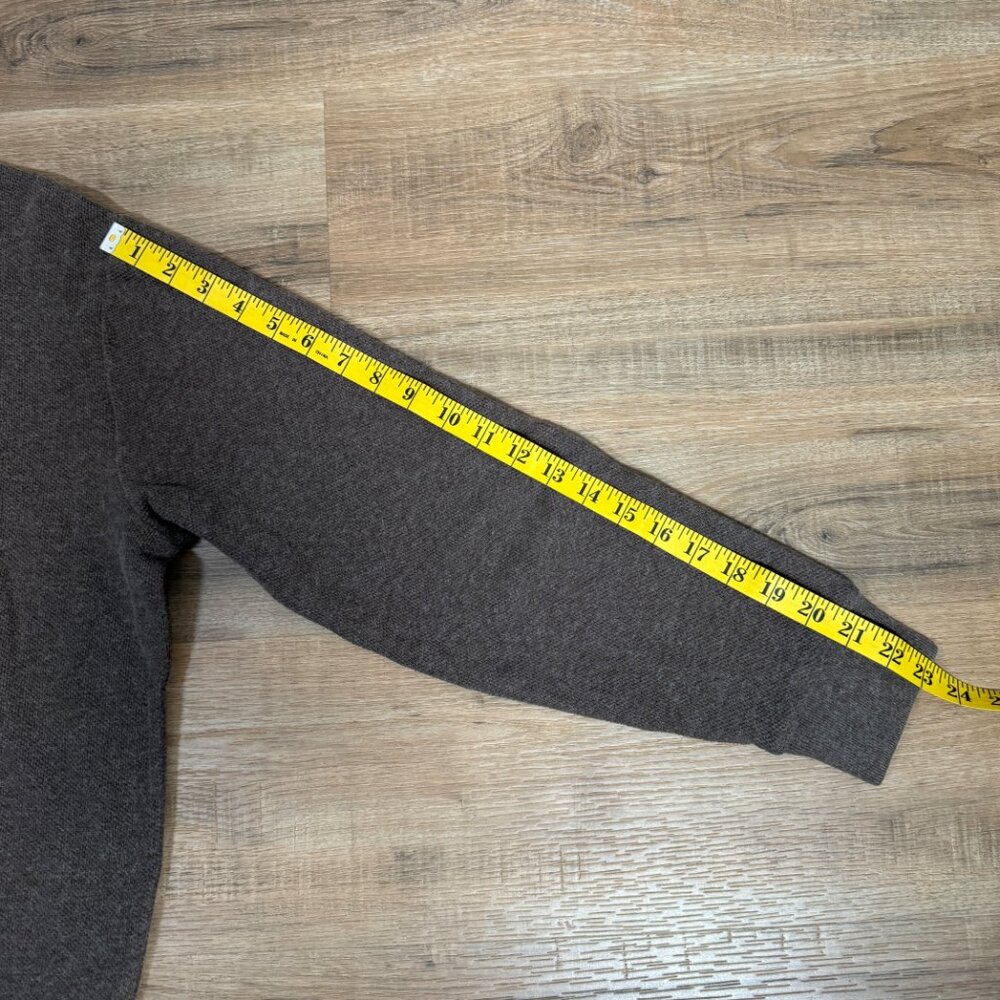Vintage Polo Golf Ralph Lauren Brown  Long Sleeve Quarter Zip Cotton Alpaca M - Picture 4 of 7